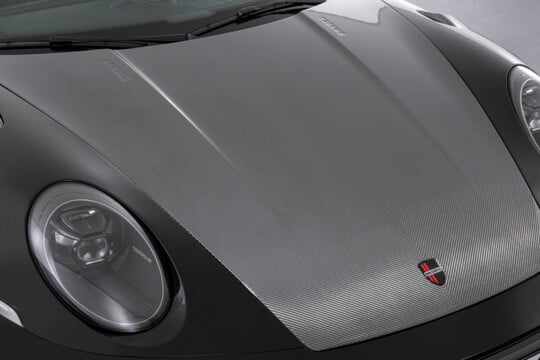 Carbon trunk hood